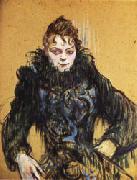 Henri De Toulouse-Lautrec Woman with a Black Boa china oil painting reproduction